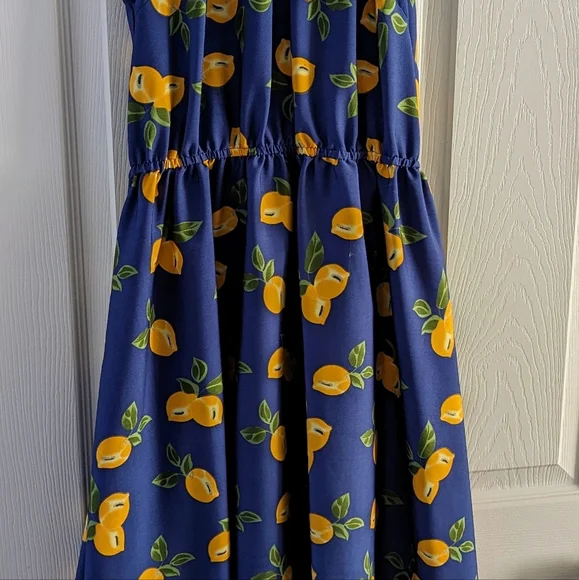 Lemon High-Low Dress - Picture 2 of 2